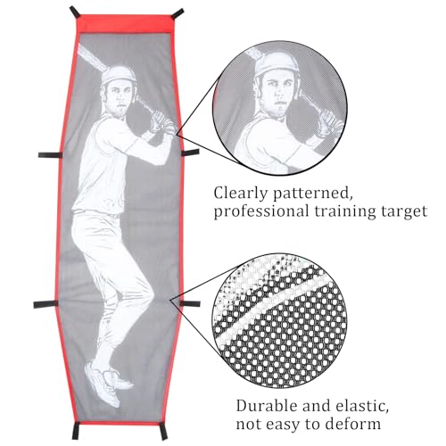 Baseball and Softball Pitching Dummy Set for Accuracy Training - Left & Right Hitter