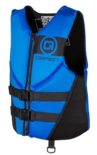 O'Brien Men's Neoprene Life Jacket - Blue Large USCG Approved