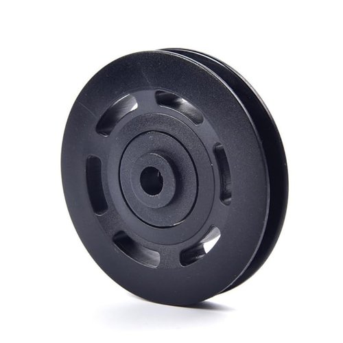 Abaodam Universal Bearing Pulley Wheel 3.54 Inch Wearproof Replacement Part for Gym Fitness Equipment Lightweight Pulley Accessory for Strength Training Cable Systems 5-Pack