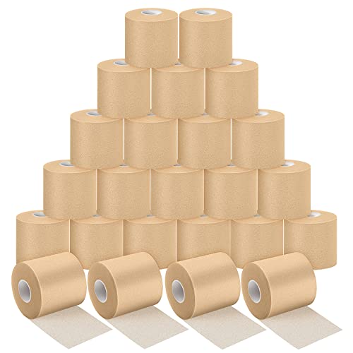 Prewrap Athletic Tape 24 Rolls 2.75 x 30 Yards Beige Sports & Hair Use
