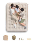 King Air Mattress with Built-in Pump - Japanese Khaki, Compact King Size