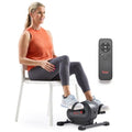 Grey Sunny Health & Fitness Motorized 2-in-1 Pedal Exerciser for Low-Impact Cardio & Rehab