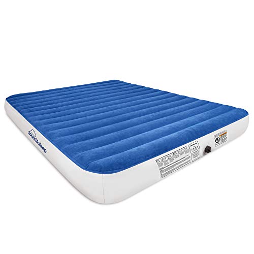 SoundAsleep Queen Camping Air Mattress with Rechargeable Pump | Outdoor Durable Inflatable Bed
