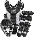 Rawlings Youth Catcher's Set Black White 12U T-Ball & Softball Gear
