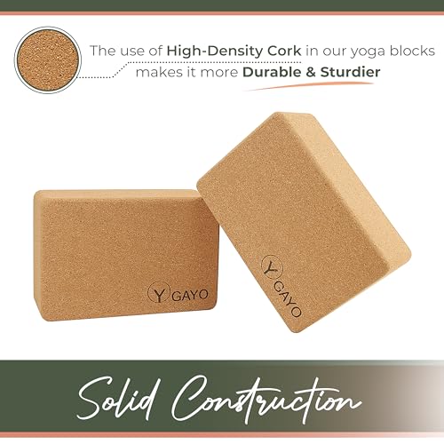 Premium Cork Yoga Mat Set with Blocks & Straps - All-in-One Practice Kit
