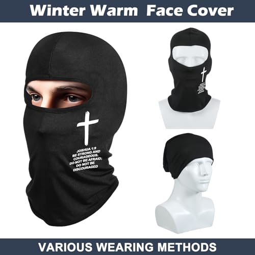 Cross Full Face Ski Mask Balaclava for Winter Sports - Shyyween 4 Pack