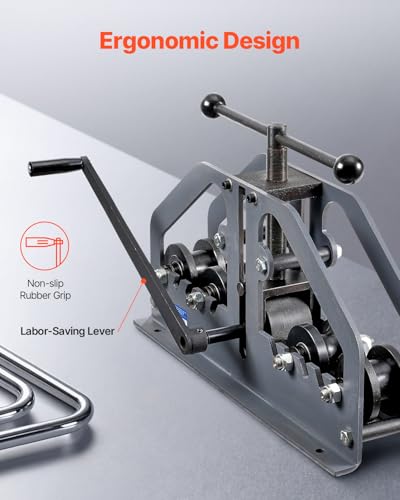 Manual Tube Pipe Bender 1-1/2" with 6 Dies for Copper Aluminum Steel