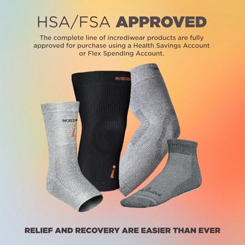 Incrediwear Infrared Leg Sleeves Medium Charcoal Pack of 1 for Men & Women