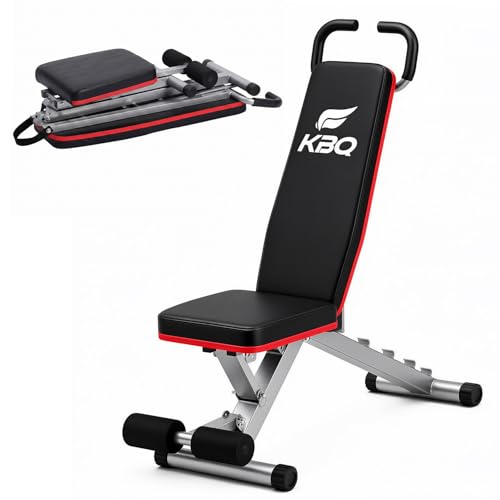 Adjustable Foldable Exercise Bench for Full-Body Home Workout – Hyperextension & Core Training