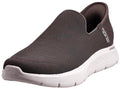 Skechers Men's Slip-On Go Walk Flex Sneakers - No Hands, Taupe/Natural, 10.5