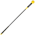 Greatlizard Golf Swing Trainer Aid 48"/40" Warm-Up Stick for Strength Flexibility Tempo Training Golf Practice Aid with Weighted Head Swing Corrector for Men Women