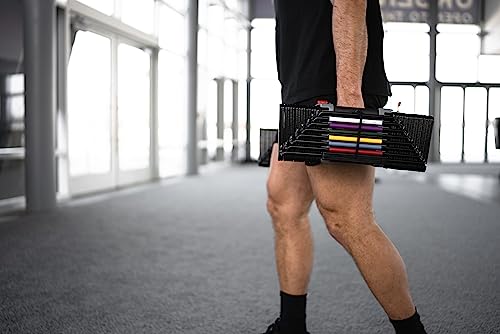 PowerBlock Elite Adjustable Dumbbells Set 5-90 lbs - Compact & Easy to Use