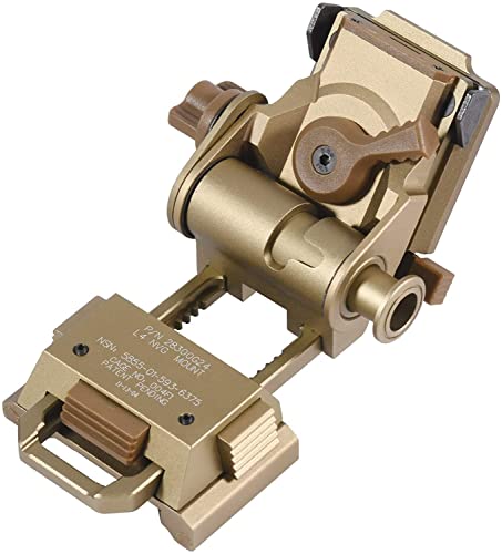 Night Vision Goggles Mount for PVS15/18 L4G24 CNC Helmet Mount - Saltd Color