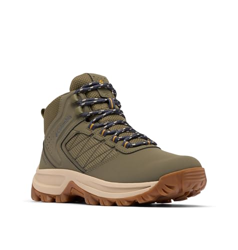 Columbia Women's Transverse Suede Waterproof Hiking Boots - Stone Green/Raw Honey, Size 8