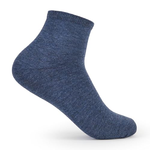 Keds Women's Quarter Knit Socks - One Size Denim Blue Assorted Pack