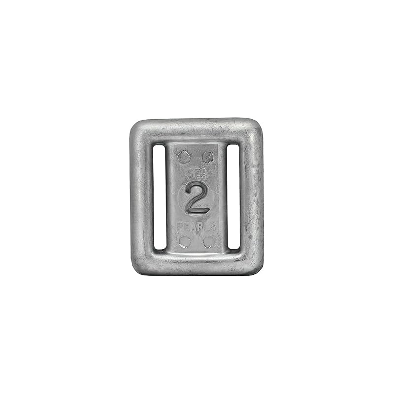 Uncoated Lace-Through Weight Belt Weights 2.0 lb — Sea Pearls