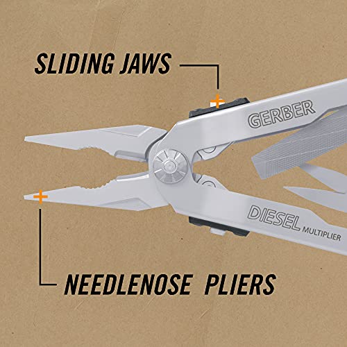 Gerber Diesel Multi-Tool Pliers Stainless Steel Boxed Version - Heavy Duty