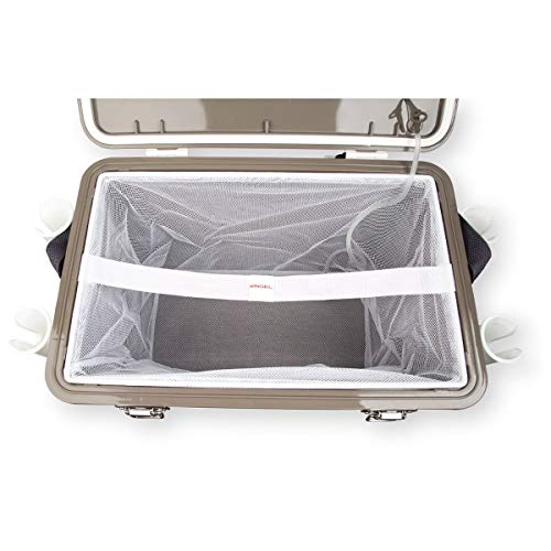 Engel 30qt Live Bait Cooler Box with 2-Speed Aerator & Rod Holders