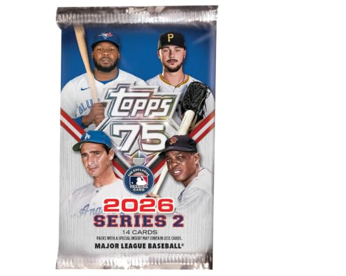 2026 Topps Baseball Series 2 Trading Card Super Box with 3 Exclusive Flagship Packs