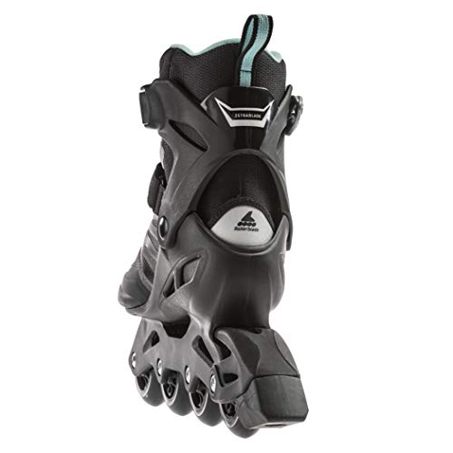 Rollerblade Zetrablade Women's Inline Fitness Skates - Black Light Blue, Size 7