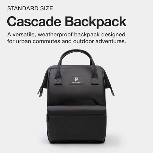 Portland Gear Cascade Backpack 21L Black - Weatherproof Travel & Daily Use