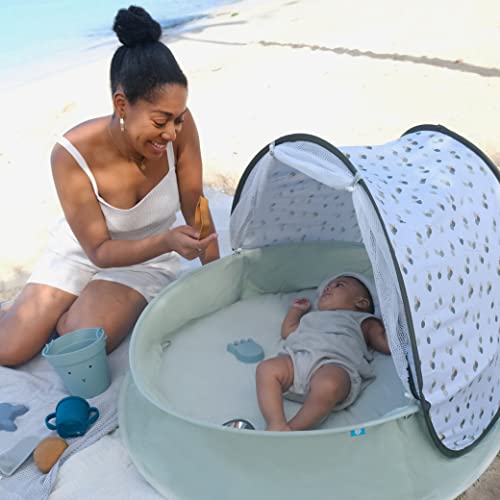 Babymoov Aquani 2-in-1 Baby Beach Tent & Paddling Pool - Provence, UPF 50+