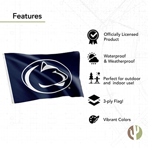 Penn State University Flag 3x5 ft Double-Sided Outdoor Banner