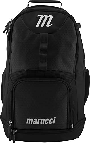 Marucci 2020 F5 Bat Pack Black - Baseball Bat Bag with Ventilated Compartment