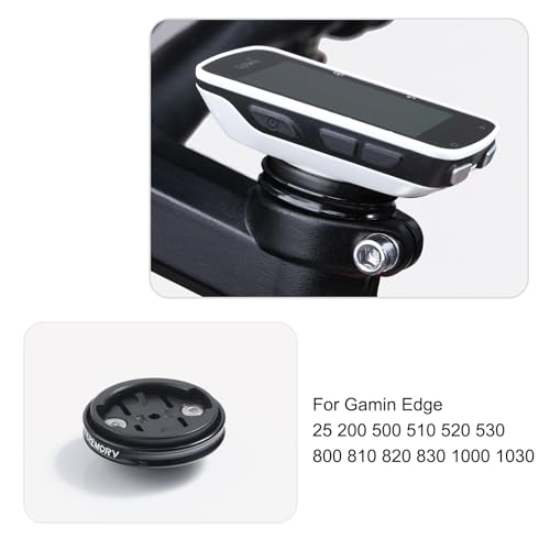 Bike Stem Top Cap Computer Mount for Garmin Edge - Black