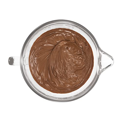 KitchenAid 5 Quart Glass Mixing Bowl with Measurement Markings & Lid - Tilt-Head Compatible