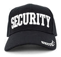 First Class Security Cap with ID Badge - White, One Size