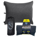 NEMO Fillo King Luxury Camping Pillow Black Pearl/Birch Bud - Travel & Outdoor