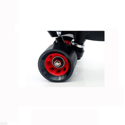 SzBlaZe 8 Pack 58mmx39mm Roller Skate Wheels 95A Quad Skate Wheels with Bearings for Outdoor Double Row Skating or Skateboard Accessories (Balck)