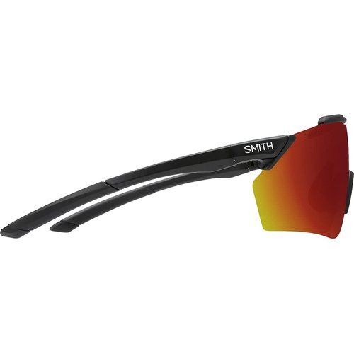 Smith Unisex Ruckus Performance Sunglasses - Matte Black Frame | ChromaPop Red Mirror Lens
