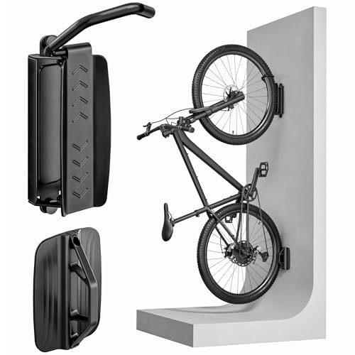 Bike Wall Mount for Garage 77lbs Swivel Indoor Bike Storage 1 Pack