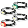 Camping Headlamp Flashlight 4 Pack - Bright, Lightweight, Battery Powered