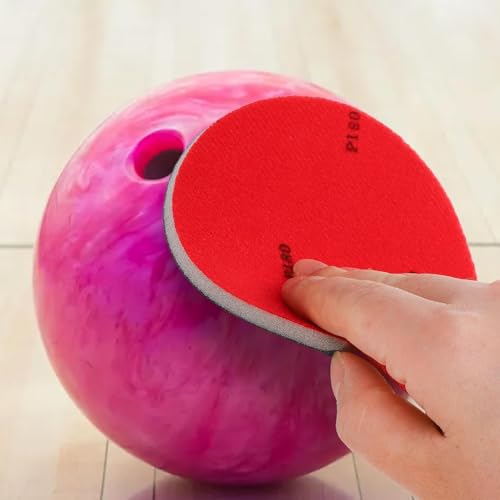 Bowling Ball Sanding and Polishing Pads Kit - 180-5000 Grits for Resurfacing & Cleaning