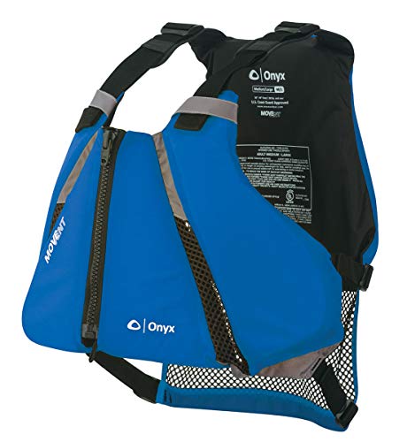 Onyx MoveVent Curve Paddle Sports Life Vest - Blue, Medium-Large