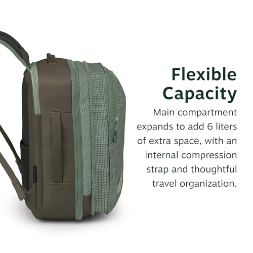 Osprey Transporter 26+6 Travel Pack - Mystery White Expandable Carry-On