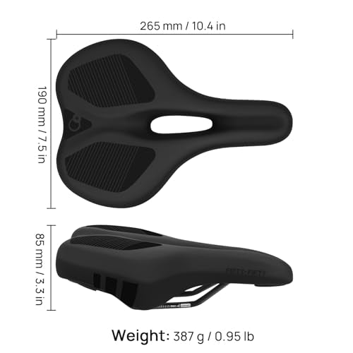 Mountain Bike Seat CITY - Comfortable Waterproof Bicycle Saddle with Memory Foam