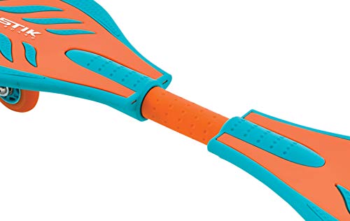 Razor RipStik Brights Caster Board - Smooth Carving Skateboard (Red/Blue, Teal/Orange Variant)
