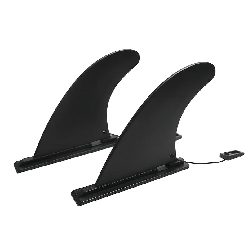 Detachable SUP Single Fin and Small Side Fin for Paddleboard Longboard Surfboard - Quick Install