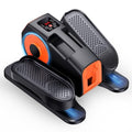 Under Desk Elliptical Machine - Low Impact Leg Exerciser for Seniors - Orange-Black