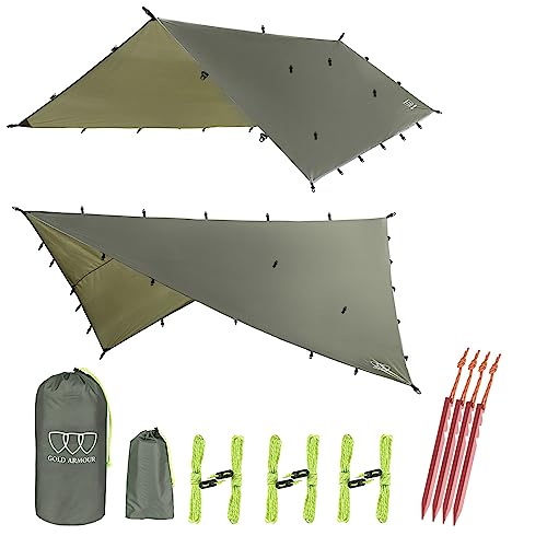 Premium Waterproof Rainfly Tarp for Camping & Hammocks 20ft x 14.3ft