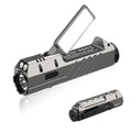 Wurkkos HD05 Flat EDC Flashlight Black 6000K, 3100 Lumens Rechargeable Outdoor Light