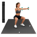 Stepwaver Extra Large Exercise Mat 6'×4' (0.25 Inch Thick) for Home Gym & Workout