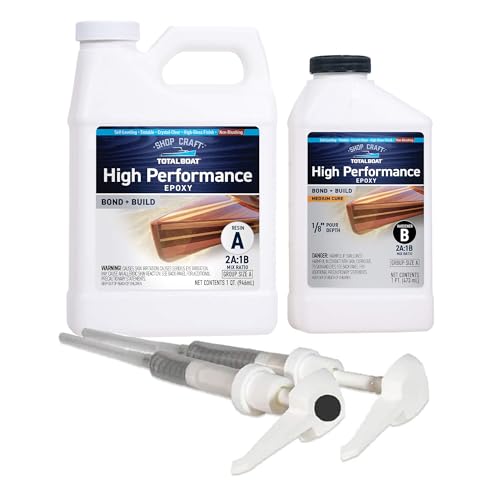 TotalBoat High Performance Clear Marine Epoxy Resin Kit 1.5 Quart Medium