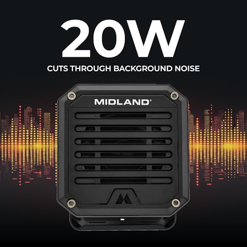 Midland SPK100 Heavy Duty 20W IP67 External Marine/CB Speaker - Variation SPK100