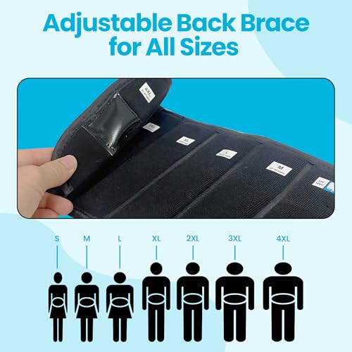 Adjustable Lumbar Back Support Belt for Men & Women - Herniated Disc Relief & Post-Surgery Brace