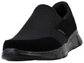 Men's Slip-On Sneakers with Memory Foam - Skechers Equalizer 10.5 Wide Black
